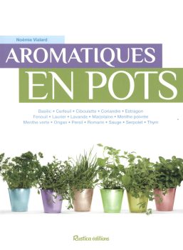 Livre "Aromatiques en pots"