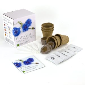 Kit de plantation de 6 fleurs comestibles